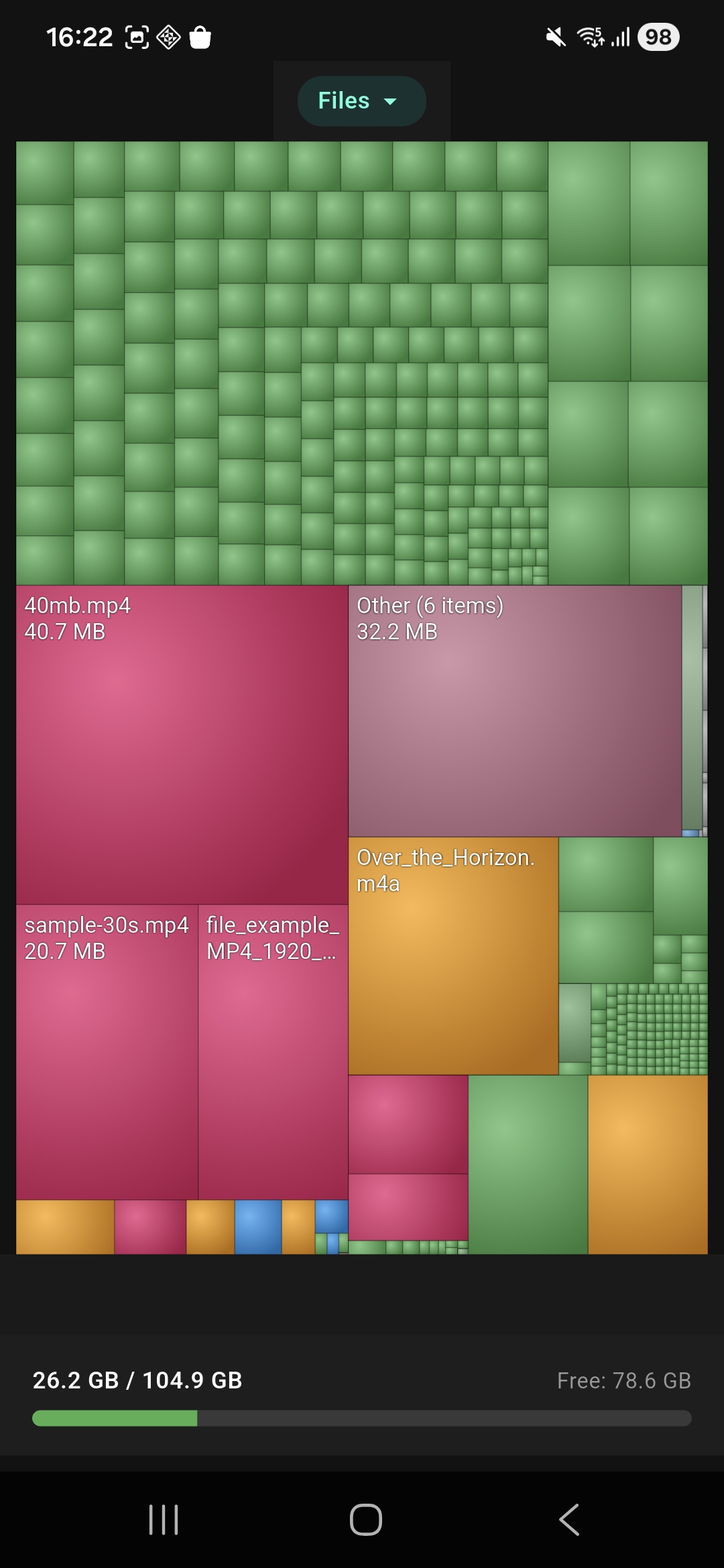 OmniDisk Screenshot 1 - Storage visualization treemap